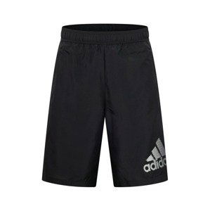 ADIDAS SPORTSWEAR Sportovní kalhoty  černá / stříbrná