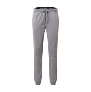 Calvin Klein Jeans Kalhoty  šedá / bílá