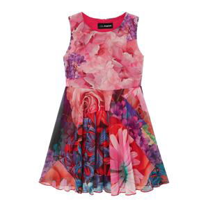 Desigual Kleid 'OLIVIA'  černá / pink / fialová / modrá