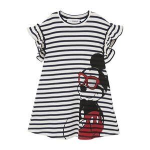 Desigual Šaty 'Mickey'  bílá / černá / červená