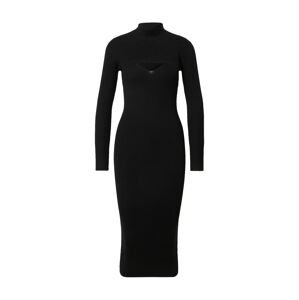 NEW LOOK Úpletové šaty  černá