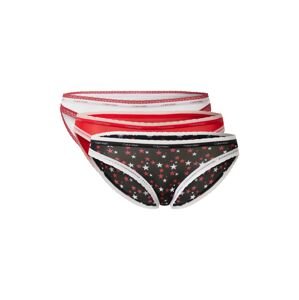 Calvin Klein Underwear Kalhotky  černá / bílá / červená