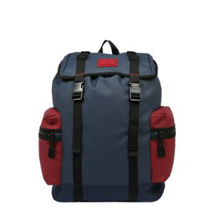 Tommy Jeans Rucksack  marine modrá / černá / pastelově červená