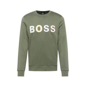 BOSS Black Mikina 'Stadler 77'  khaki / mix barev