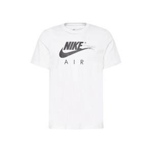 Nike Sportswear Tričko  bílá / černá