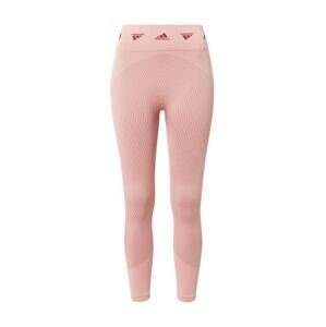 ADIDAS SPORTSWEAR Sportovní kalhoty  růžová / burgundská červeň