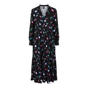 Y.A.S Košilové šaty 'Sari'  černá / světle růžová / nefritová / azurová / trávově zelená