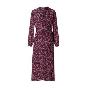 Bizance Paris Košilové šaty 'FRAISE'  pink / pitaya / černá
