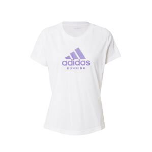ADIDAS PERFORMANCE Funkční tričko  fialová / bílá