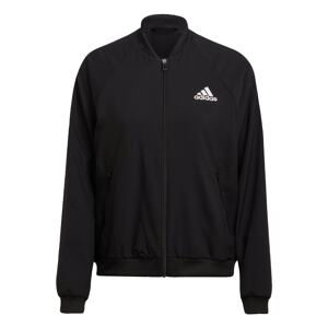 ADIDAS SPORTSWEAR Sportovní bunda  černá / bílá