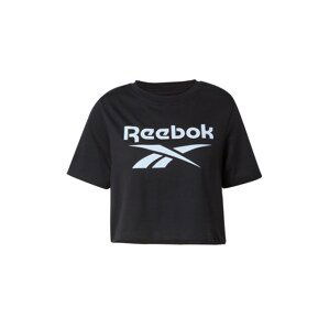 Reebok Sport Tričko  pastelová modrá / černá