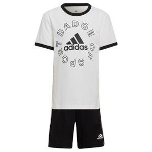 ADIDAS PERFORMANCE Tepláková souprava 'Essentials'  bílá / černá