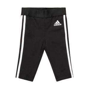 ADIDAS SPORTSWEAR Sportovní kalhoty  černá / bílá