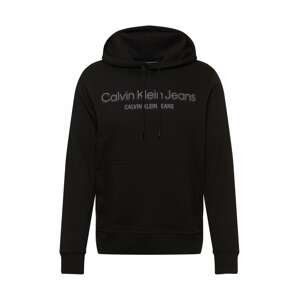 Calvin Klein Jeans Mikina  černá / kámen