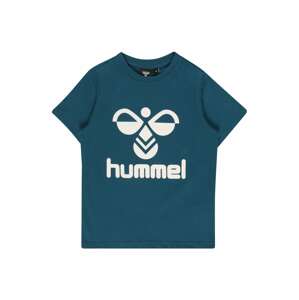 Hummel Tričko 'Tres'  tyrkysová / bílá