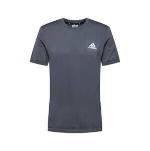 ADIDAS SPORTSWEAR Funkční tričko  šedá / bílá