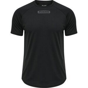 Hummel Funkční tričko 'Topaz'  šedá / černá / bílá