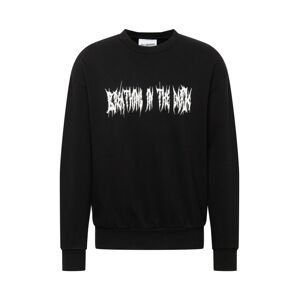 Han Kjøbenhavn Sweatshirt  černá / bílá