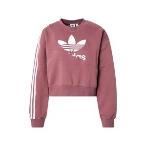 ADIDAS ORIGINALS Mikina  bobule / bílá