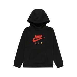 Nike Sportswear Mikina  černá / červená / žlutá