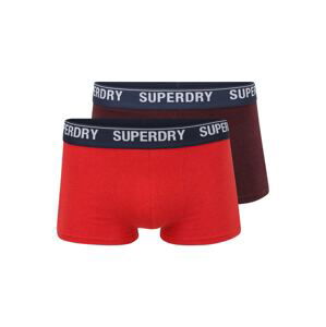 Superdry Boxerky  námořnická modř / červená / bordó / bílá