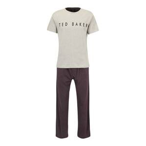 Ted Baker Pyžamo dlouhé  šedý melír / bobule / černá