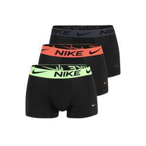 NIKE Boxerky  černá / modrá / zelená / oranžová