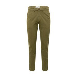 SELECTED HOMME Chino kalhoty 'Miles'  olivová