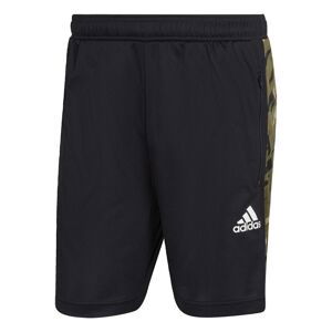 ADIDAS PERFORMANCE Sportovní kalhoty  černá / bílá / khaki / světle zelená