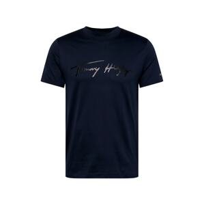 Tommy Hilfiger Tailored Tričko  tmavě modrá / černá