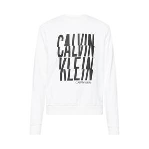 Calvin Klein Mikina  černá / bílá