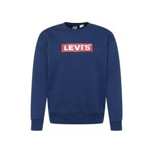 LEVI'S Mikina 'Relaxed Graphic Crew'  modrá
