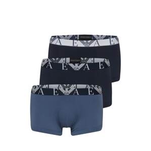 Emporio Armani Boxerky  námořnická modř / chladná modrá / bílá