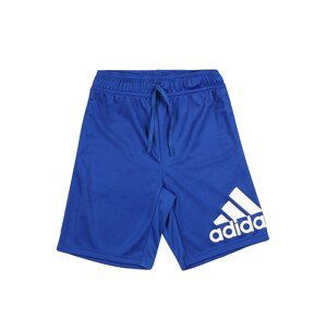 ADIDAS PERFORMANCE Sportovní kalhoty  královská modrá / bílá