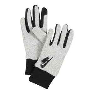 Nike Sportswear Prstové rukavice  šedá / černá