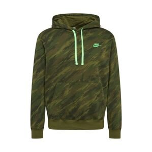Nike Sportswear Mikina  tmavě zelená / olivová / khaki