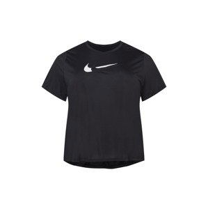 NIKE Funkční tričko  černá / bílá