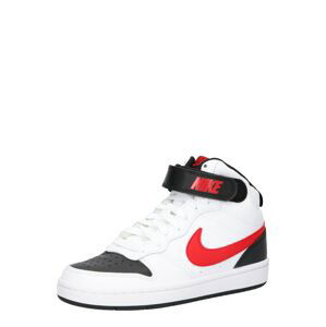 Nike Sportswear Tenisky 'Court Borough 2'  bílá / černá / červená