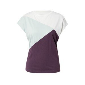 ESPRIT SPORT Funkční tričko  pastelově zelená / bílá / lilek
