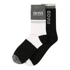 BOSS Kidswear Ponožky  černá / bílá / tmavě šedá