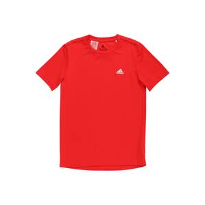 ADIDAS SPORTSWEAR Funkční tričko  červená / bílá