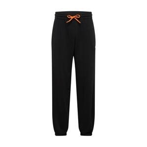 ADIDAS PERFORMANCE Sportovní kalhoty  černá / svítivě oranžová / bílá
