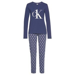 Calvin Klein Underwear Pyžamo  bílá / marine modrá