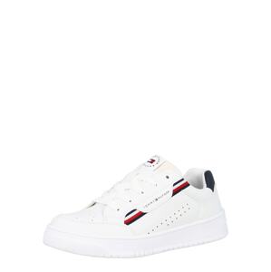 TOMMY HILFIGER Tenisky  bílá / červená / tmavě modrá