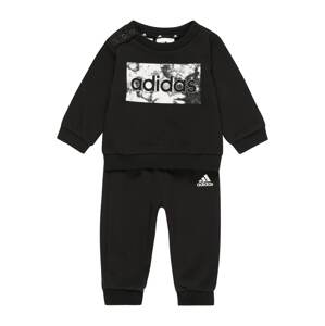 ADIDAS PERFORMANCE Tepláková souprava  černá / bílá