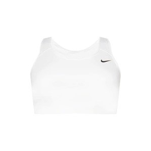 NIKE Sportovní podprsenka  černá / bílá