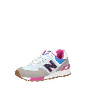 new balance Tenisky  azurová / nebeská modř / šedobéžová / pink / bílá