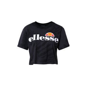 ELLESSE Tričko 'Alberta'  černá / bílá / červená / oranžová