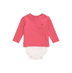 TOMMY HILFIGER Dupačky/body  pink / bílá