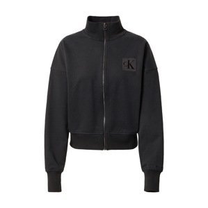 Calvin Klein Jeans Mikina s kapucí  černá